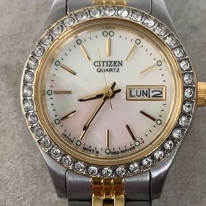 Citizen Women’s Two-Tone Crystal Embellished Watch